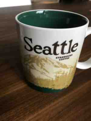 Seattle Starbucks 2008 Collector City Series Mug 16 oz Mount Rainier Original - Sold on eBay Oct, 30th 2018 for $100.00