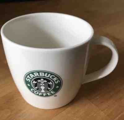 Starbucks Coffee Green Mermaid Logo Mug White 12 oz 2008 New Bone China - Sold on eBay Oct, 29th 2018 for $4.75