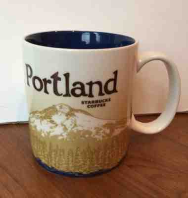 Starbucks Coffee Portland OR Mug 16 oz City Collectors Series 2009 - Sold on eBay Nov, 4th 2018 for $14.99