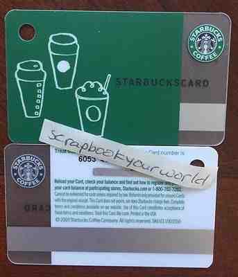 Starbucks USA Original MINI Green Key Tag gift card 2009 Silver PIN covering - Sold on eBay Nov, 4th 2018 for $4.67