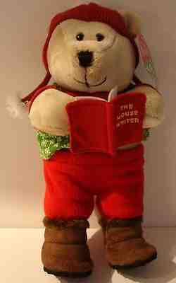 Bearista Bear The Mouse Writer Starbucks 2010 Plush Toy 10" Tall New With Tag - Sold on eBay Nov, 6th 2018 for $14.69