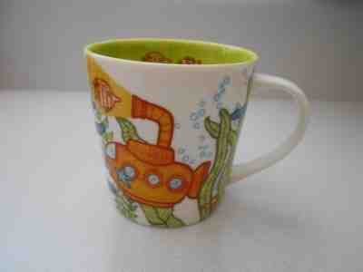 Starbucks 2010 Child's Mug Under the Sea Submarine Fish, New Bone China - Sold on eBay Nov, 5th 2018 for $3.99