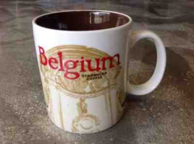 New STARBUCKS Coffee Cup Mug, BELGIUM Collector Series, 2010, 16 oz. - Sold on eBay Nov, 5th 2018 for $19.99