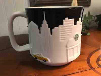 Starbucks NYC New York City New Bone China 2010 Embossed 18 oz Coffee Mug Cup - Sold on eBay Nov, 3rd 2018 for $15.99