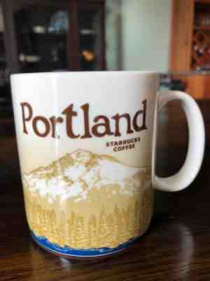 Starbucks Portland Mount Hood Collector Series 2011 16oz Coffee Mug Large Cup - Sold on eBay Nov, 4th 2018 for $11.99