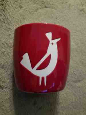 STARBUCKS  2011 Holiday Red with White MUG WITH WHITE PARTRIDGE BIRD MINT - Sold on eBay Nov, 4th 2018 for $12.00