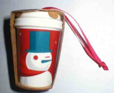 Starbucks 2012 Snowman To Go Cup Christmas Ornament New  - Sold on eBay Nov, 11th 2018 for $14.00
