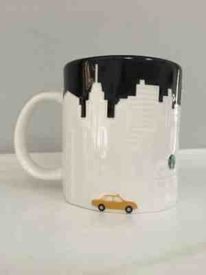 Starbucks Mug 2012 Collectors Series New York City Skyline Relief Taxi 16oz - Sold on eBay Nov, 6th 2018 for $14.99