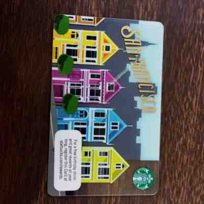 Starbucks card 2012, Painted Ladies - Sold on eBay Nov, 5th 2018 for $10.99