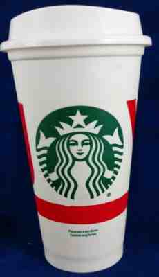 2012 STARBUCKS Joy Christmas Travel Cup Reusable Siren Mermaid 16 OZ Coffee Cup - Sold on eBay Nov, 2nd 2018 for $7.49