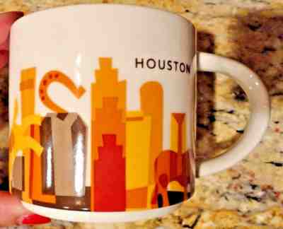 NEW 2013 Starbucks You are Here Collection Houston Texas Coffee Mug Cup 14 oz  - Sold on eBay Nov, 6th 2018 for $9.99