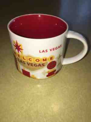 Starbucks Coffee Mug You Are Here Collection Las Vegas 14 Ounce 2013 Tea Cup - Sold on eBay Nov, 5th 2018 for $9.91