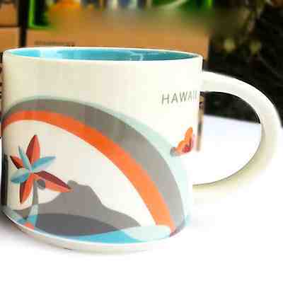 Starbucks Hawaii You Are Here Collection 2013 Mug STARBUCKS Coffee Tea 14 oz - Sold on eBay Nov, 5th 2018 for $18.88