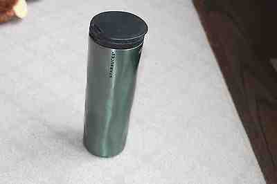 2013 Starbucks Coffee Green Ripple Stainless Steel Travel Mug Tumbler  16 oz. - Sold on eBay Nov, 3rd 2018 for $12.99