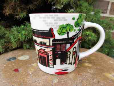 2013 Starbucks "Shanghai"  "Xintiandi" Cuffee Cup Mug 16 oz Red Interior~Unused - Sold on eBay Nov, 3rd 2018 for $13.65
