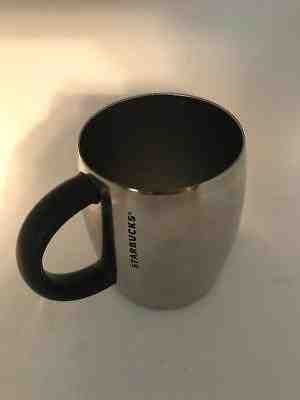 Starbucks Silver Stainless Round Mug 14oz, 2013 - Sold on eBay Nov, 1st 2018 for $7.50