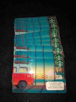 10 x Starbucks Orange County OC 2014 card LOT 2014!NEW!Sale! - Sold on eBay Nov, 13th 2018 for $11.99