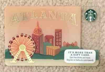 Starbucks 2014 Atlanta Card - Sold on eBay Nov, 9th 2018 for $4.99
