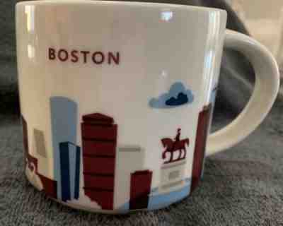 Starbucks Boston You Are Here Coffee Mug Collection White 14oz 2014 - Sold on eBay Nov, 9th 2018 for $12.50