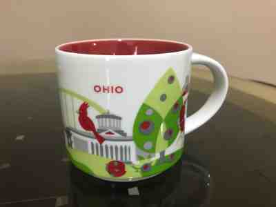 Ohio Starbucks Mug You Are Here Collection Series Coffee Mug 2014 - Sold on eBay Nov, 9th 2018 for $4.99