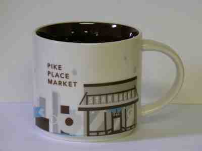 2015 Starbucks * YOU ARE HERE COLLECTION * Pike Place Collectible Mug Cup 14oz. - Sold on eBay Nov, 11th 2018 for $9.99