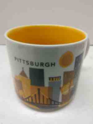 Starbucks You are Here Collection Pittsburgh Skyline 14 oz Coffee Tea Mug 2015 - Sold on eBay Nov, 10th 2018 for $19.95