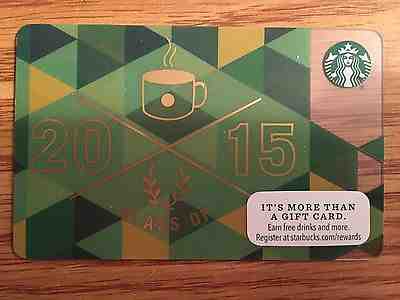 HTF Starbucks "Class of 2015" Gift Card Never Swiped NO $ VALUE - Sold on eBay Nov, 10th 2018 for $2.29