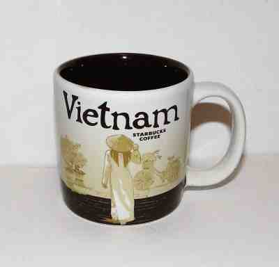 Starbucks VIETNAM 3 oz Mug Ornament 2015 - Sold on eBay Nov, 10th 2018 for $12.99