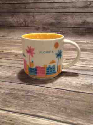 2015 Starbucks Coffee Mug You Are Here Collection Florida Coffee Cup Mug - Sold on eBay Nov, 10th 2018 for $12.51