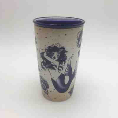 Starbucks Tattoo Dot Mermaid Ceramic Double Wall Travel Mug Tumbler 12oz 2015 - Sold on eBay Nov, 9th 2018 for $69.99