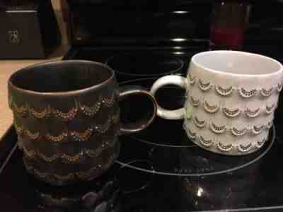 Lot Of 2 2015 Starbucks Anniversary Golden Scales Siren Mermaid 10 oz. Mug - Sold on eBay Nov, 8th 2018 for $4.25