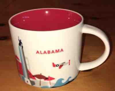 Starbucks Alabama You Are Here Collection Coffee Mug 2016 14oz NWT - Sold on eBay Nov, 11th 2018 for $13.01