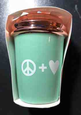 Starbucks 2017 Peace Love Holiday Christmas Ornament Limited Edition NWT green - Sold on eBay Nov, 14th 2018 for $7.99