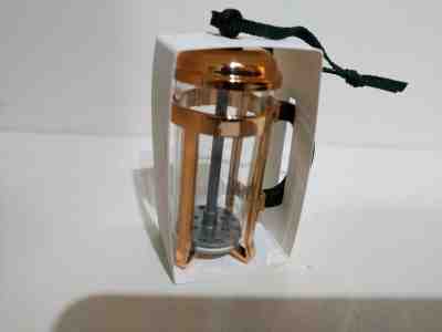 STARBUCKS NEW 2017 SIREN COPPER COLOR FRENCH PRESS BODUM ORNAMENT - Sold on eBay Nov, 14th 2018 for $9.99