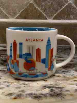 STARBUCKS YAH Atlanta You are Here Jazz 2017 Ceramic Coffee Mug 14 oz - Sold on eBay Nov, 14th 2018 for $10.00