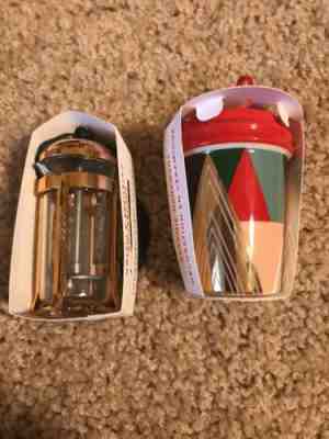 Starbucks 2017 Christmas Ornament Holiday Cup ~ Modern Trees ~ Design NEW - Sold on eBay Nov, 14th 2018 for $7.00
