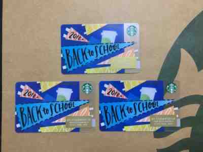 New Starbucks 2018 China Back To School Gift Card RMB100+200+500 - Sold on eBay Nov, 18th 2018 for $11.99