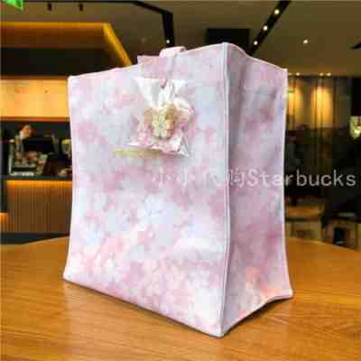New China 2018 Starbucks Sakura Blossom Pin And Bag Set - Sold on eBay Nov, 18th 2018 for $28.88