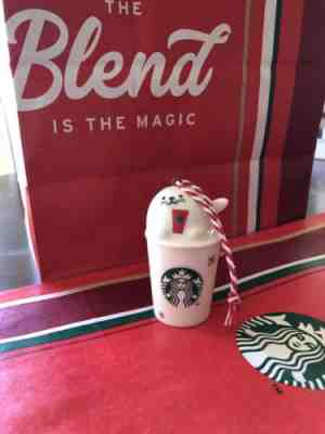 Starbucks Japan Christmas Holiday 2018 ornament / seal ? - Sold on eBay Nov, 17th 2018 for $14.88