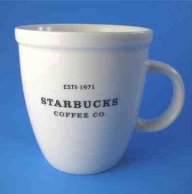2007 Starbucks Coffee Co. White Barista Mug Est. 1971 - Sold on eBay Nov, 18th 2018 for $16.95