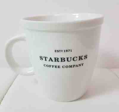 2007 Starbucks Barista Coffee Mug Cup Est 1971 abbey classic White - Sold on eBay Nov, 18th 2018 for $13.50