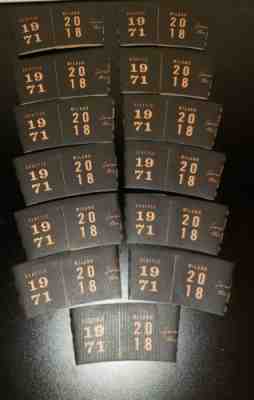 Starbucks Coffee 2018 Milano Roastery 1971 Seattle Sleeves-13 New Black Paper  - Sold on eBay Oct, 31st 2018 for $13.95