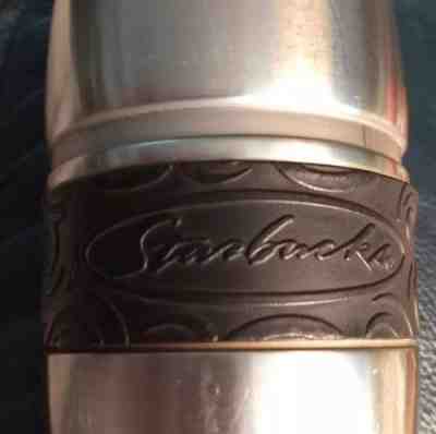 Starbucks Barista Coffe Vintage Stainless Steel Travel To Go Tumbler 16 oz 2001 - Sold on eBay Nov, 18th 2018 for $5.87