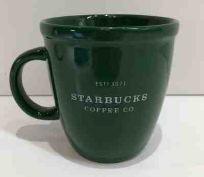 Starbucks 2001 Classic Green Barista Starbucks Coffee Co EST 1971 Mug Large  - Sold on eBay Sep, 13th 2018 for $9.00