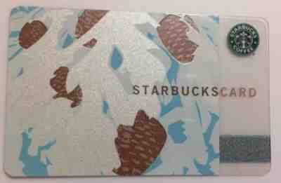 Starbucks Card 2002 HTF RARE Winter Pinecone 6008 Series - Sold on eBay Sep, 19th 2018 for $10.00