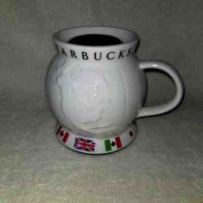 Starbucks Barista World Globe Coffee Mug - 24 oz. - 2002 - Non-Slip - Travel Cup - Sold on eBay Sep, 19th 2018 for $9.99