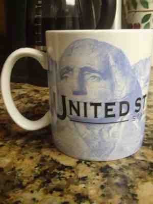 Starbucks United States Of America USA Scenic Series 2002 Coffee Mug Mt Rushmore - Sold on eBay Sep, 17th 2018 for $12.00