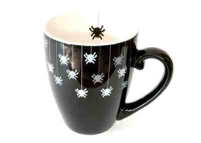 Starbucks Mug Black Barista SPIDERS Coffee Cup 2002 - Sold on eBay Sep, 15th 2018 for $11.84