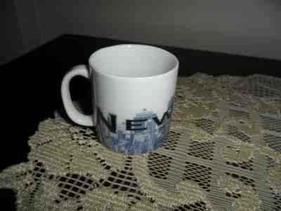 STARBUCKS NEW YORK COFFEE MUG The Big Apple SKYLINE SERIES 2002  2 OZ DEMITASSE - Sold on eBay Sep, 15th 2018 for $7.79
