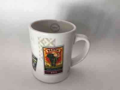 Starbucks Coffee Ceramic 2002 Barista Air Mail Stamps Mug 16 oz ~ Kenya - Sold on eBay Sep, 12th 2018 for $15.00